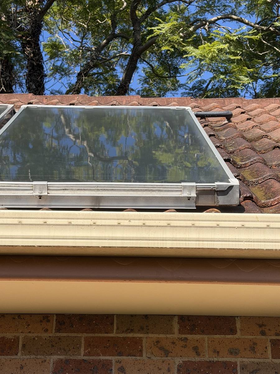 Spotless solar panels after professional cleaning